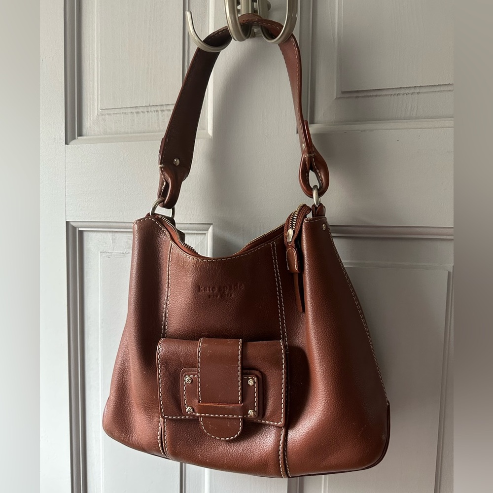 Kate Spade vintage brown Leather shoulder bag, Good condition very gently used.